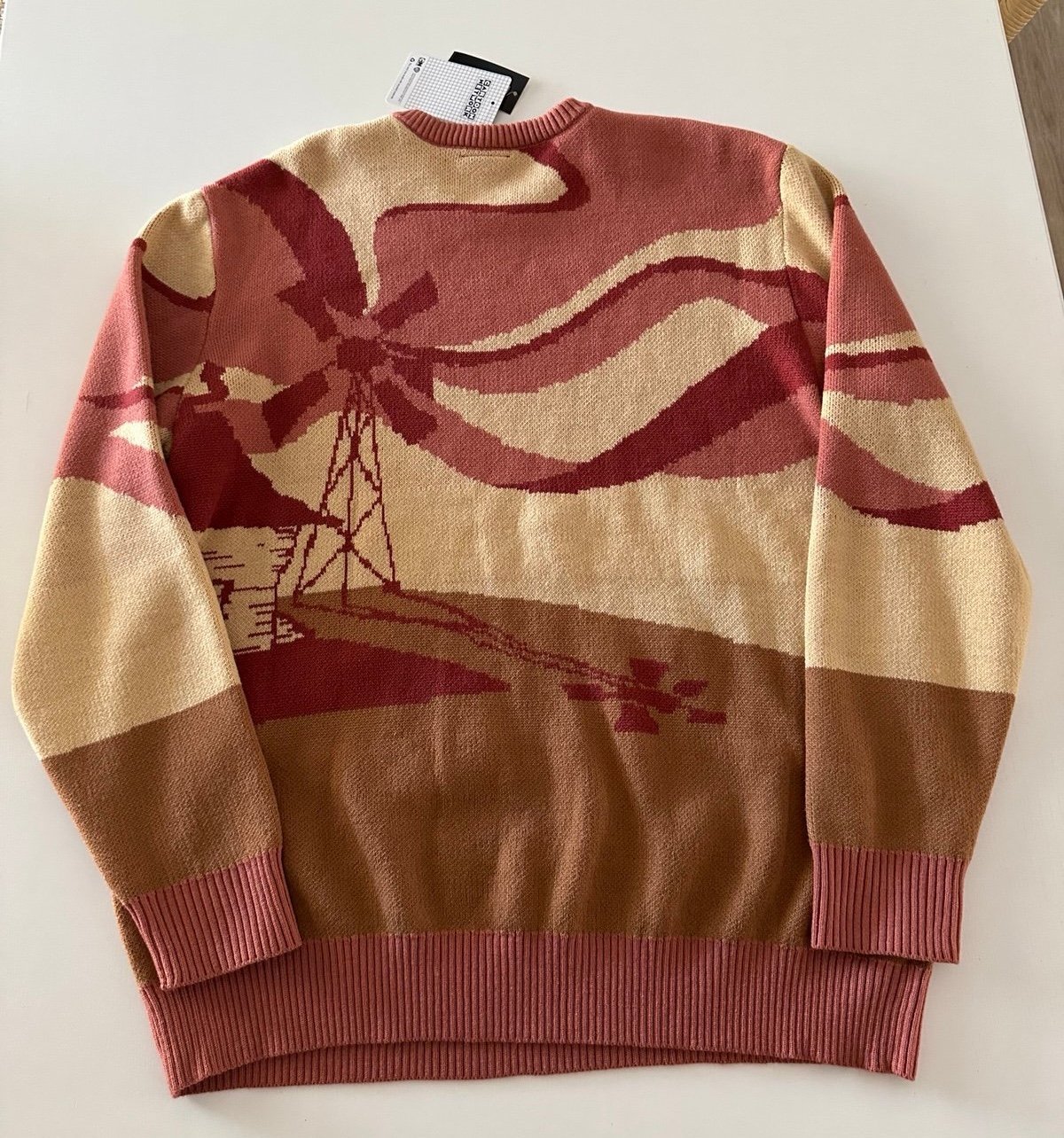 Courage the Cowardly Dog House Intarsia Sweater, XL