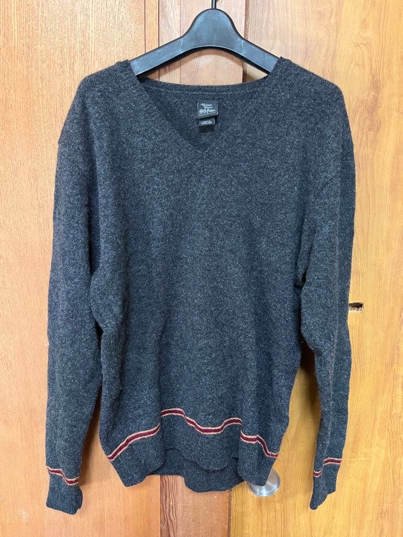 Harry Potter V-Neck Sweater, Dark Gray